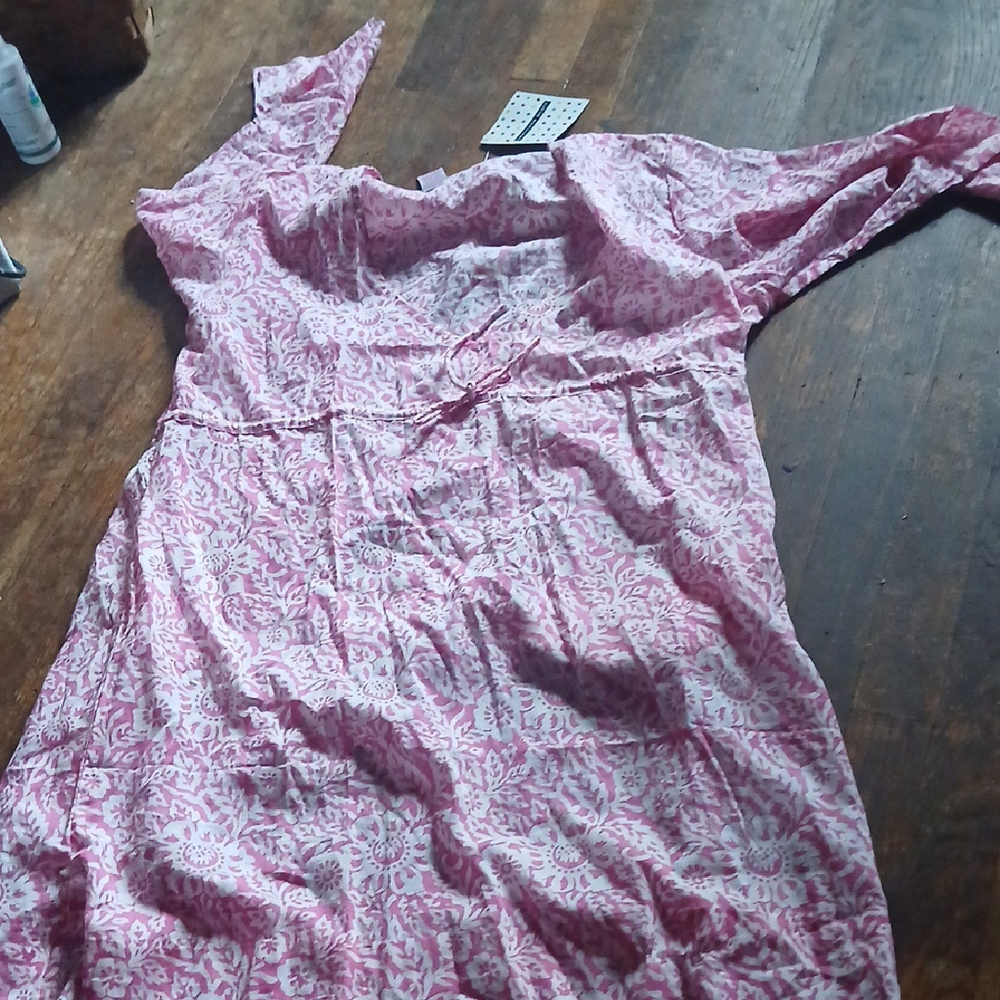 Gretchen SCOTT Pink Floral Cover Up Dress NWT